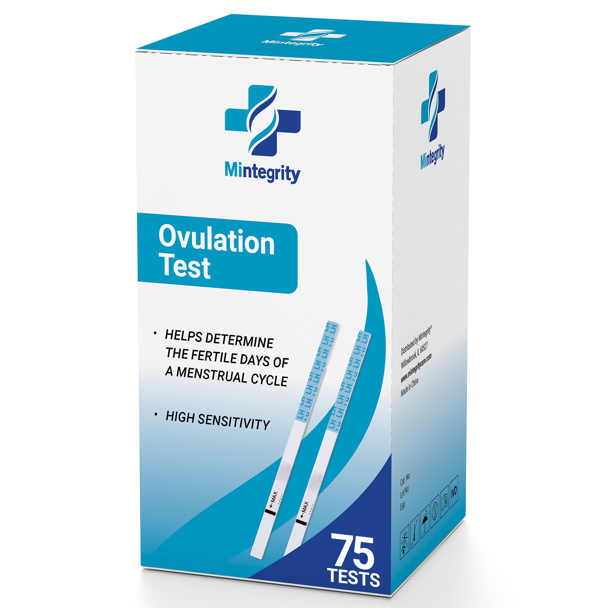 Mintegrity [75 Pack] Ovulation LH Fertility Test Strips MTW2S75PK