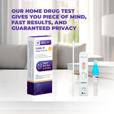 1 Pack - WELLlife COVID-19 at Home Self Test | Results in 10 Minutes, FDA Authorized COVID Home Test, with Non-invasive Nasal Swab, Easy to Use & No Discomfort