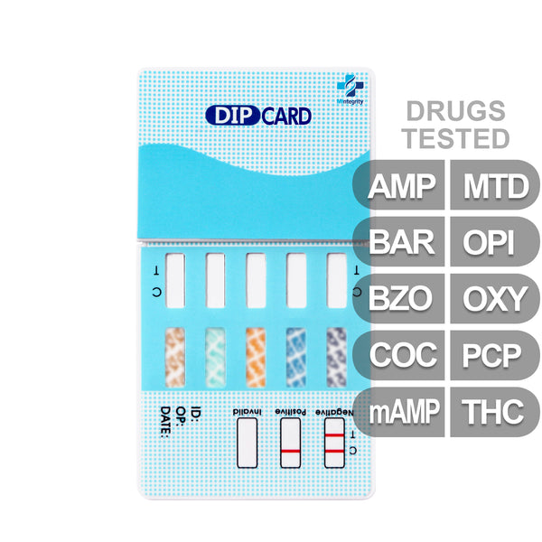 Mintegrity - 10-Panel Urine drug test Dip Card MI-WDOA-4104