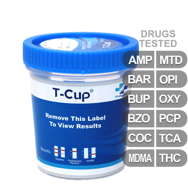 Mintegrity - 12-Panel Urine drug test T-Cup MI-TDOA-3124