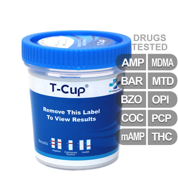 Mintegrity - 10-Panel Urine drug test T-Cup MI-TDOA-3104