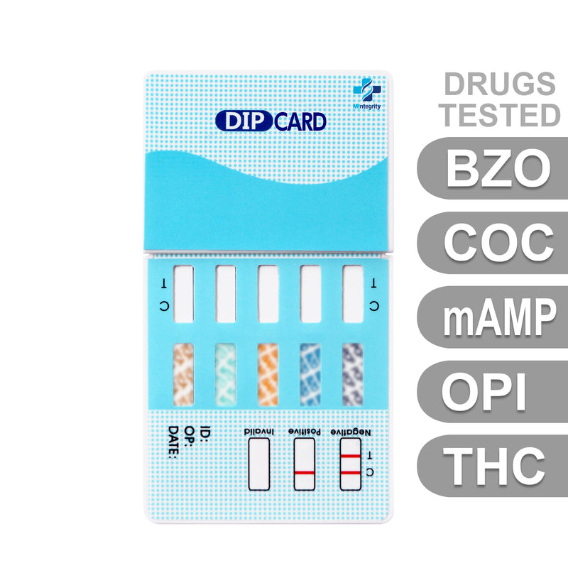 25-Pack Methamphetamine (mAMP) Instant Urine Dip Drug Test Cards – FDA Compliant