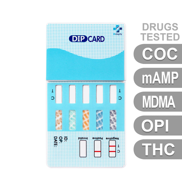 Mintegrity - 5-Panel Urine drug test Dip Card MI-WDOA-554