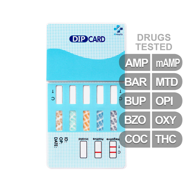 Mintegrity - 10-Panel Urine drug test Dip Card MI-WDOA-9104