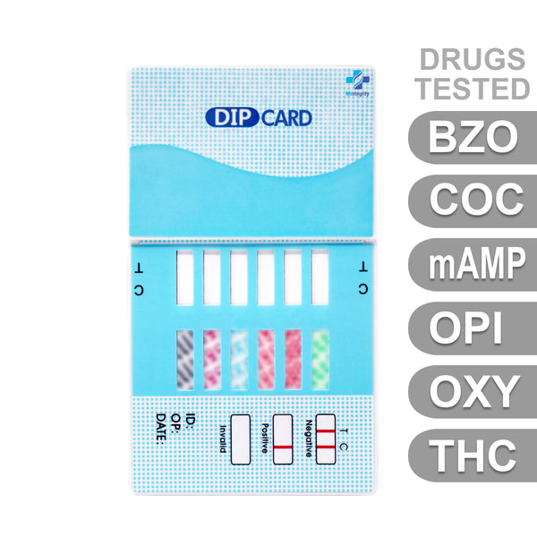 Mintegrity - 6-Panel Urine drug test Dip Card MI-WDOA-564