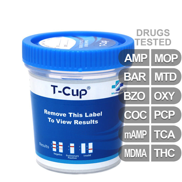 Mintegrity - 12-Panel Urine drug test T-Cup MI-TDOA-7125
