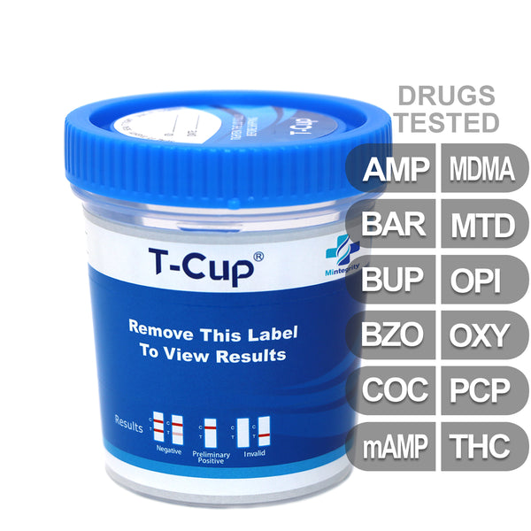 Mintegrity - 12-Panel Urine drug test T-Cup MI-TDOA-6124