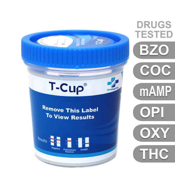 Mintegrity - 6-Panel Urine drug test T-Cup MI-TDOA-564
