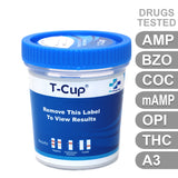 Mintegrity - 6-Panel Urine drug test T-Cup MI-TDOA-264A3