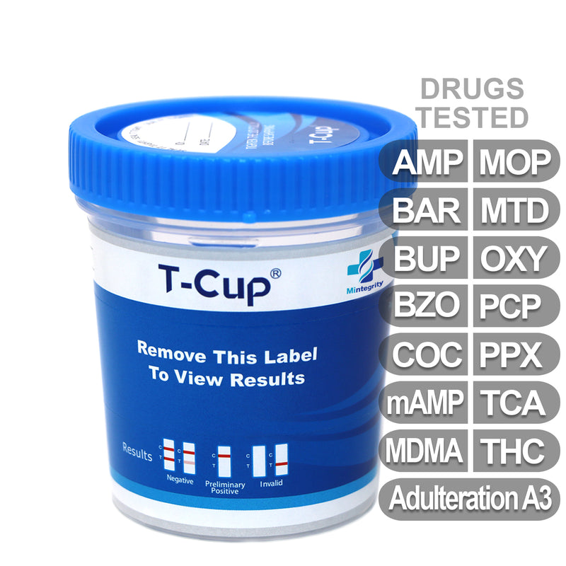 Mintegrity - 14-Panel Urine drug test T-Cup MI-TDOA-1145A3