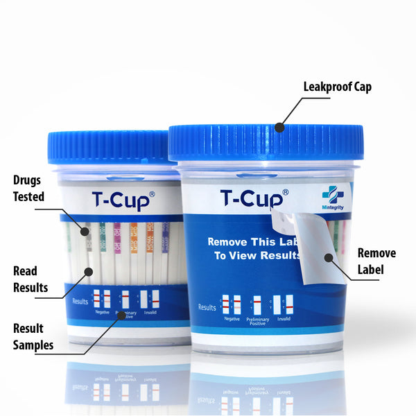 Mintegrity - 6-Panel Urine drug test T-Cup MI-TDOA-264A3
